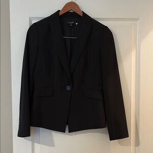 Ann Taylor Black Blazer Professional Suit Jacket